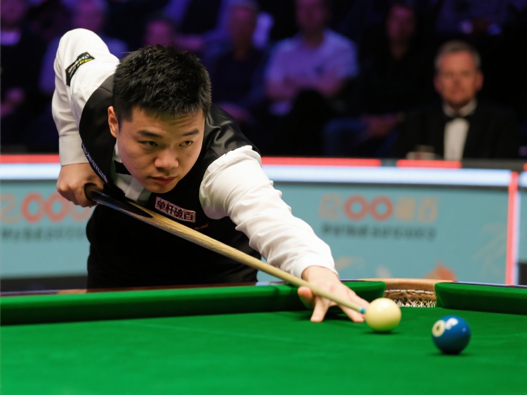 斯诺克世锦赛1／4决赛：韦克林激战赵心童上演精彩对决